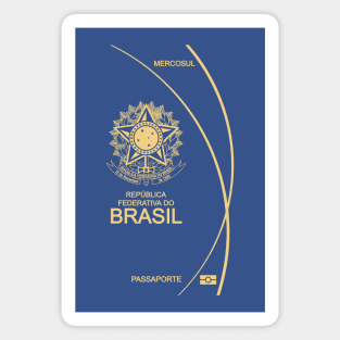 Brazil passport (Version 2022) Magnet